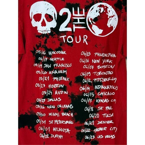 Authentic Blackbear Men’s Medium Dead 2 the World Tour Exclusive Concert T-Shirt - Picture 4 of 9